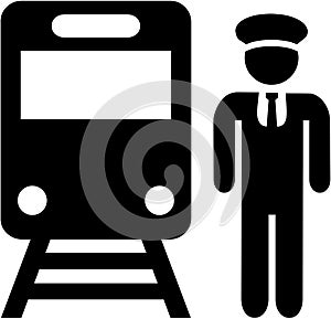 Train driver icon