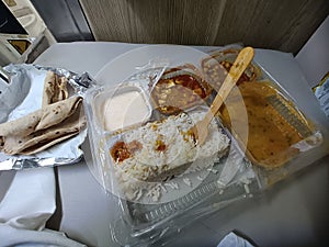 Train food Indian railway food  plate train