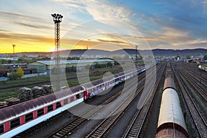 Train freight station