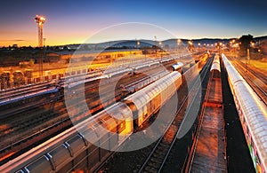 Train Freight transportation platform - Cargo transit