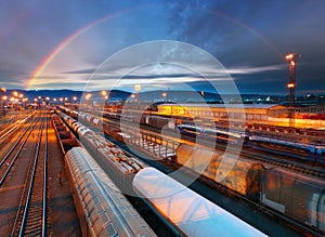 Train Freight transportation platform - Cargo transit