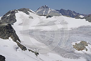 Train glacier photo