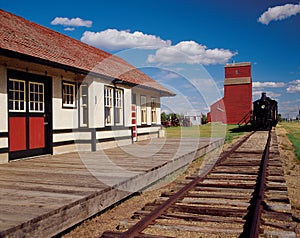 Train and Grain Elevator