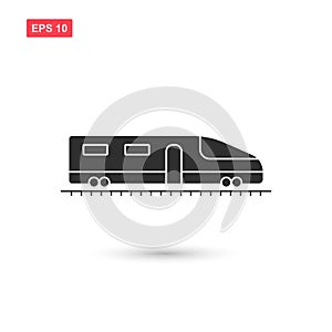 Train icon vector design isolated 5