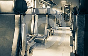 Train interior