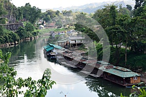 Train Journey Along River Kwai, Kanchanaburi, Thailand