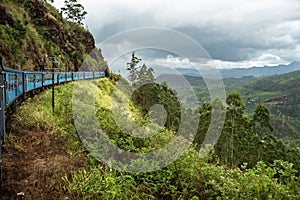 Train from Kandy to Ella. Sri Lanka.