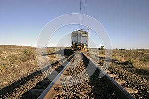 A train in the Karroo