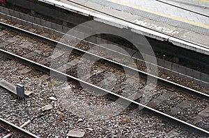 Train Line Railway Sleepers - Portra 400 Film