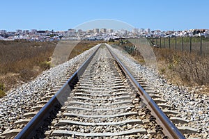 Train Line to Lagos in Portugal