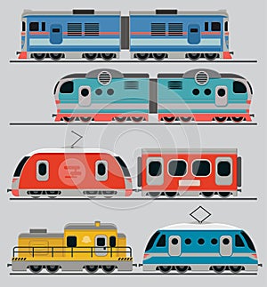 Train locomotives photo