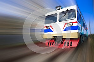 Train motion blur