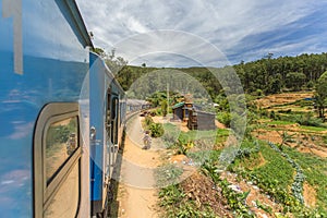 Train from Nuwara Eliya to Kandy