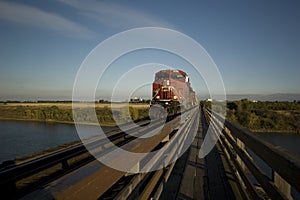 Train over Bridge