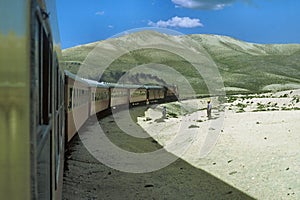 Train in Peru photo