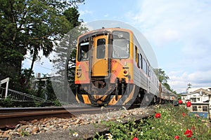 Train on Pingxi line