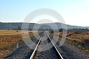 Train rail background