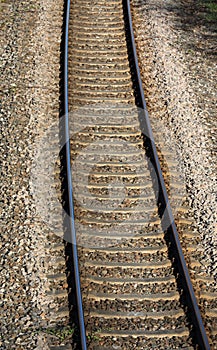 Train railroad tracks transport