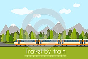 Train on railway