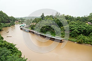 Train ride over the legendary Death Route - look to the river