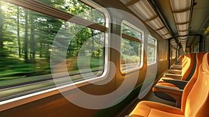 The train s through the moisturerich air carrying the scent of nature with it