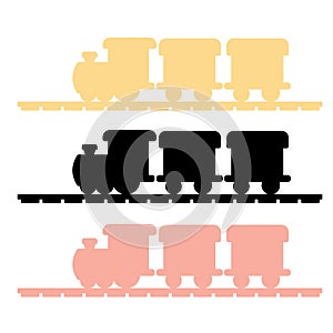 Train Silhouette vector