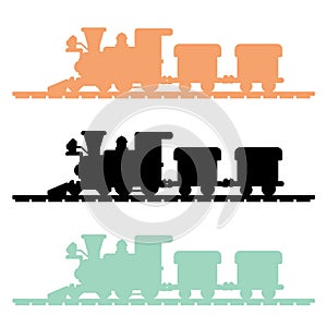 Train Silhouette vector