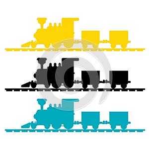 Train Silhouette vector