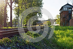 Train Station of Campana City in Buenos Aires photo