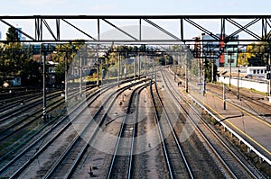 The train station with free routes.