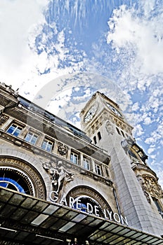 Train station gare de lyon photo