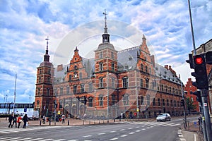 Train station of Helsingor in Denmark, Europe