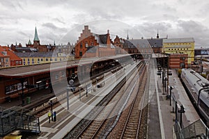 Train station of Helsingor, Denmark