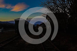 The station of train