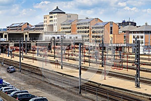 Train station in Namur, Belgium