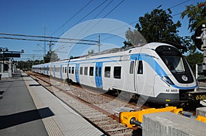 Train in the station of Nynashamn