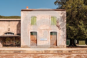 Train station at Palasca in Corsica