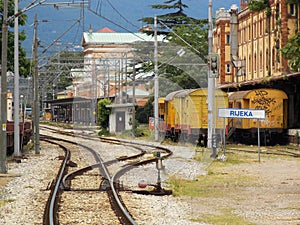Train station in Rijeka photo