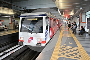 Train Station Scene in Kuala Lumpur