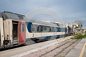 Train Station in Sousse, Tunisia. Fast Train