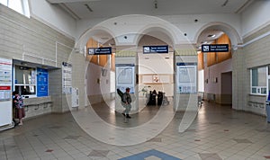 The train station of Stoubcy on Belarus