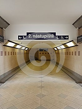Train station subway
