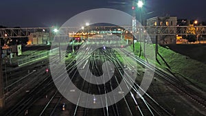 Train Station, time-lapse