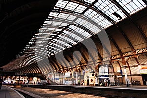 Train station in York, UK