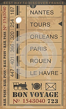 Train ticket