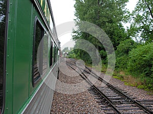Train and tracks