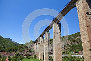 Train tracks in Albania