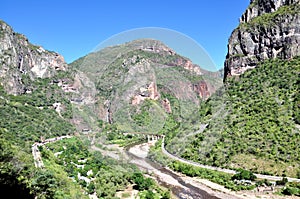 Train tracks on the Copper Canyon