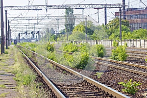 Train Tracks in depot