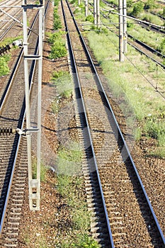 Train Tracks in depot